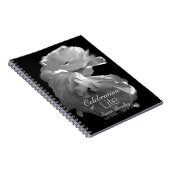Carnet Celebration of Life Rose Funeral Guest Book 3 (Côté Droit)