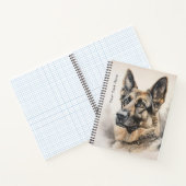 Carnet Célèbre Berger Allemand (Intérieur)
