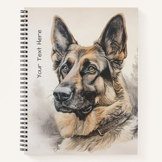 Carnet Celebrity German Shepherd  (Devant)