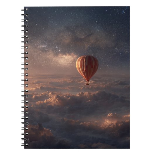 Carnet céleste à air chaud à ballon Sky (Devant)