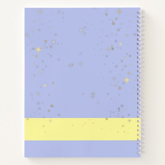 Carnet Céleste Lavande Bleu Orétoile (Dos)