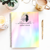 Carnet Céleste mystique déesse Lune arc-en-ciel personnal