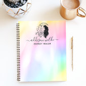 Carnet Céleste mystique déesse Lune arc-en-ciel personnal