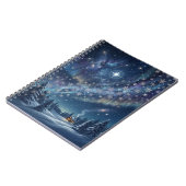 Carnet Celestial Aurora & Stars Winter Notebook (Côté gauche)