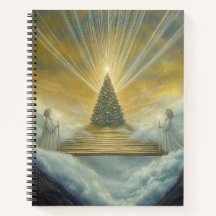 Célestial Christmas Tree Notebook