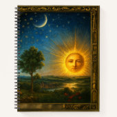 Carnet Celestial Cosmos Derived From Flammarion Engraving (Devant)