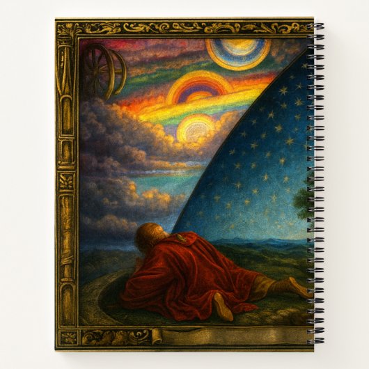 Carnet Celestial Cosmos Derived From Flammarion Engraving (Dos)