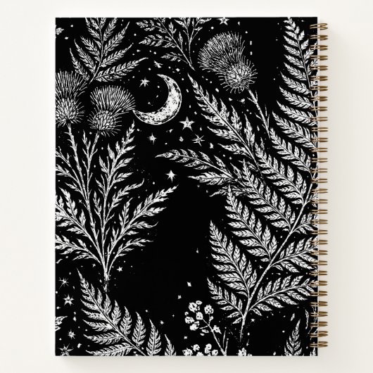 Carnet Celestial Fern Moon Notebook (Dos)
