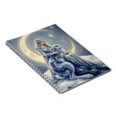 Carnet Celestial Galaxy Hare Moon Goddess Fantasy Art (Côté Droit)