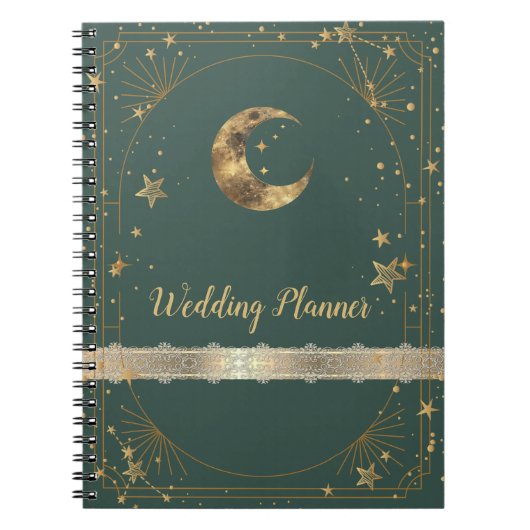 Carnet Celestial Moon Stars Frame (Devant)