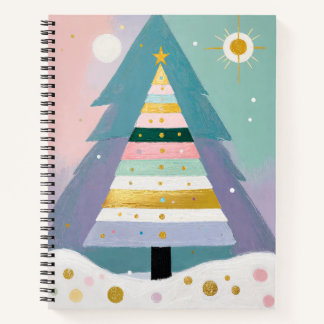 Carnet Celestial Pastel Christmas Tree