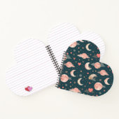 Carnet Celestial Romance Dreamy Moon & Stars Valentine Se (Intérieur)