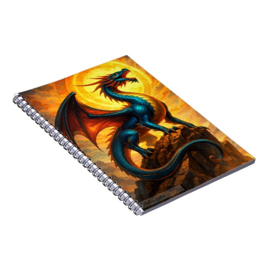 Carnet Celestial Sunfire Dragon Fantasy (Côté Droit)