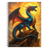 Carnet Celestial Sunfire Dragon Fantasy (Devant)
