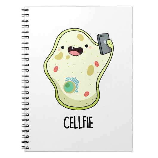 Carnet Cellfie Blague drôle de biologie (Devant)