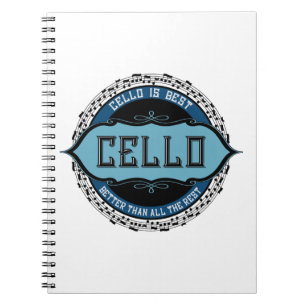 Carnet Cello Best Music Note Circle