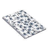 Carnet Cellules bleues, Cloches, Bellflowers (Côté Droit)