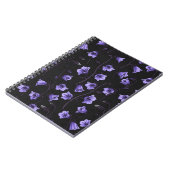 Carnet Cellules bleues de minuit, cloches, Bellflowers (Côté gauche)