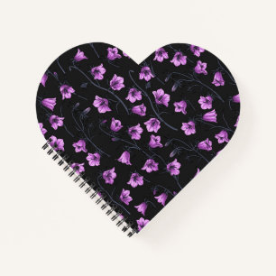 Carnet Cellules bleues de minuit, cloches, Bellflowers 2