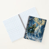 Carnet Celtic Goddess & Glowing White Stag (Intérieur)
