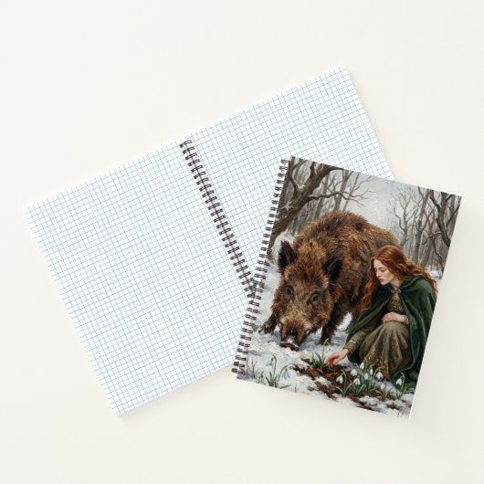 Carnet Celtic Goddess & Wild Boar (Intérieur)
