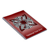 Carnet Celtic Knot Original Design Rouge (Côté Droit)