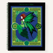 Carnet Celtic Knot Work Green Fairy (Devant)