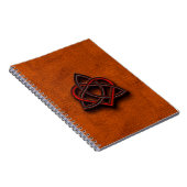 Carnet Céltic Knotwork Valentine Heart Canvas Texture 1 (Côté Droit)