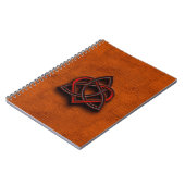 Carnet Céltic Knotwork Valentine Heart Canvas Texture 1 (Côté gauche)
