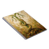 Carnet Celtic Snake Snowdrops Imbolc Rebirth Fantasy Art (Côté Droit)