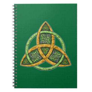 Carnet celtique de noeud de trinité