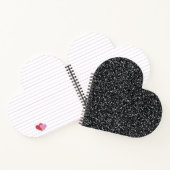 Carnet Cendre Noir Pailleté (Intérieur)