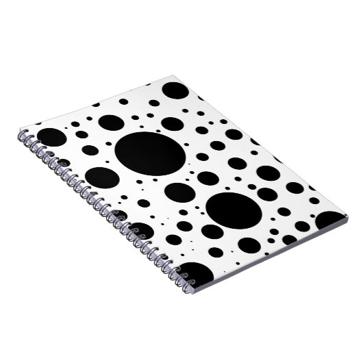 Carnet Centaines de points et cercles noirs dans la (Côté Droit)
