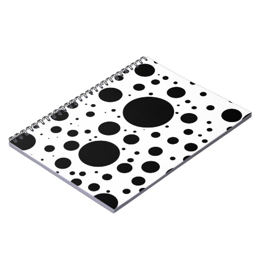 Carnet Centaines de points et cercles noirs dans la (Côté gauche)