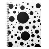Carnet Centaines de points et cercles noirs dans la (Devant)