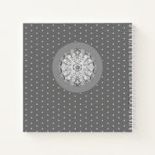 Carnet Céramique gris dentelle (Dos)