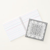 Carnet Céramique gris dentelle (Intérieur)