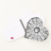 Carnet Céramique gris dentelle (Intérieur)