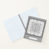 Carnet Céramique gris dentelle (Intérieur)
