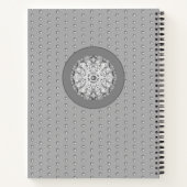 Carnet Céramique gris dentelle (Dos)