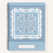 Carnet Céramique Lace Bleu clair (Devant)