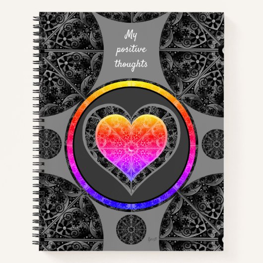 Carnet Céramique noir (Devant)