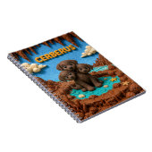 Carnet Cerberus bébé mignon, mythique (Côté Droit)