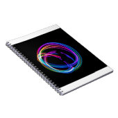 Carnet cercle arc-en-ciel néon (Côté Droit)