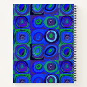 Carnet Cercle Carré Kandinsky Farbstudie Blue Quadrate (Dos)