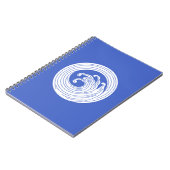 Carnet Cercle d'onde en forme de tourbillon (Côté gauche)
