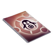 Carnet Cercle d'Ubuntu Linux de logo d'amis avec Tux (Côté Droit)