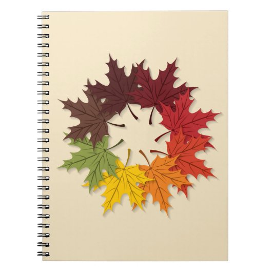 Carnet Cercle feuille (Devant)