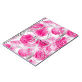 Carnet Cercles Abstraits roses-filles (Côté gauche)