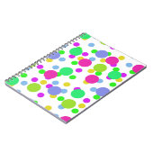 Carnet Cercles abstraits sans couture rond points confett (Côté gauche)